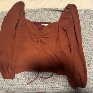 Abercrombie & Fitch Rust Blouse